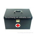 Black leather first aid emergency kit RZ-SFA-022